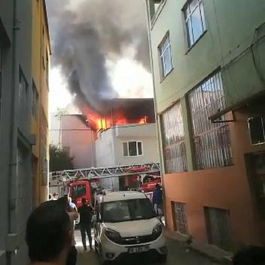 Bursada tekstil atölyesinde yangın