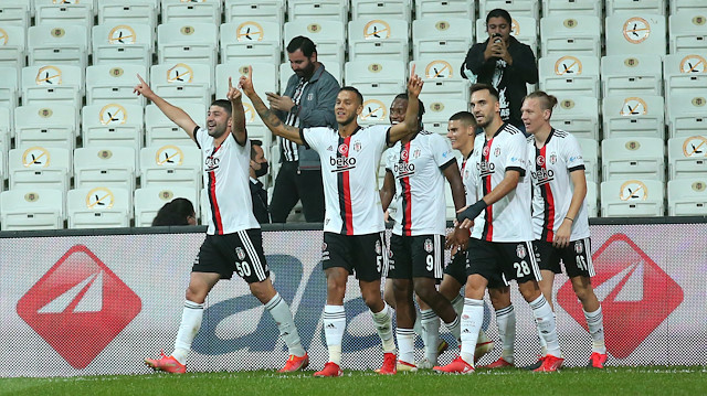 Beşiktaşlı futbolcuların gol sevinçleri