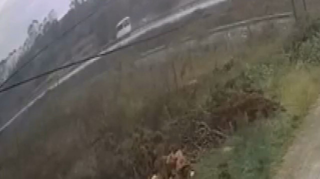 Bartın Belediye Başkan Yardımcısı Ahmet Kömeç ve bir kişinin öldüğü kaza anı güvenlik kamerasında