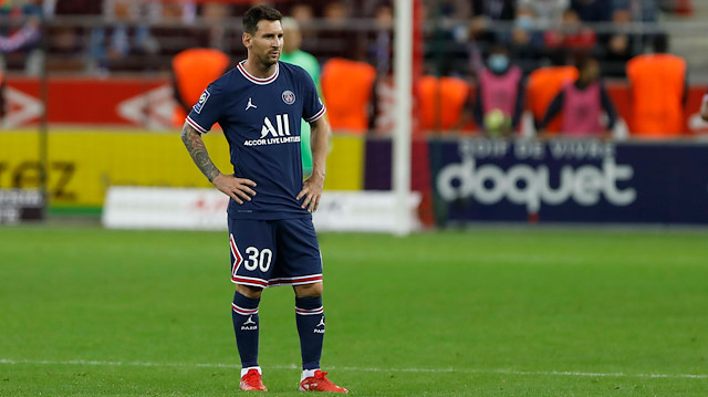 Lionel Messi, Rennes maçında etkili olamadı.