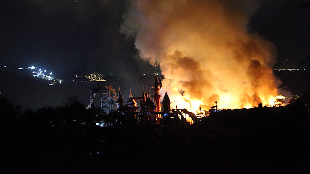 Bodrum'da korkutan yangın: Beş yıldızlı otelin yakıt tankı patladı