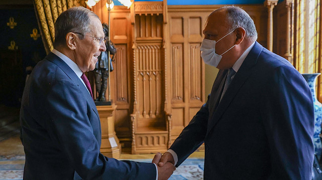 Rusya Dışişleri Bakanı Sergey Lavrov - Mısır Dışişleri Bakanı Sameh Shoukry