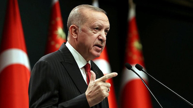 Cumhurbaşkanı Erdoğan'dan Doğu Akdeniz mesajı: Masa başında üretilmiş haritaları kabul mu edeceğiz?