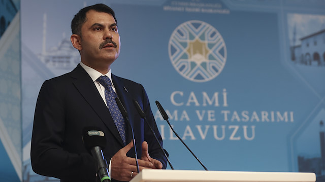 Bakan Kurum: Taksim Camii’nin güçlü Türkiye’nin doğuşunun işaret taşı olduğunu biliyoruz
