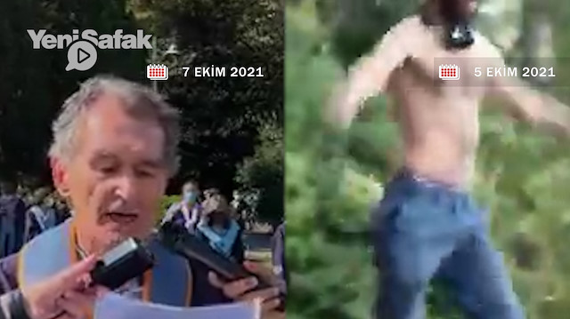 Boğaziçi'nin 'duran' akademisyenleri rektörün aracının üstüne çıkan vandal eylemciye destek verdi