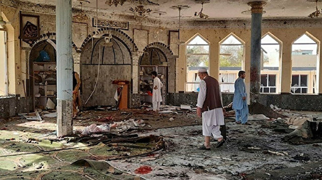 Afganistan'daki cami saldırısını DEAŞ üstlendi