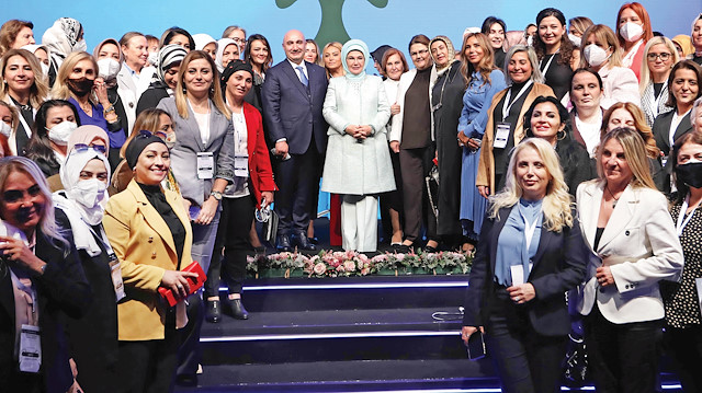 Emine Erdoğan, kadınların sürdürülebilir ekonominin liderleri olacağına yürekten inandığını belirtti.