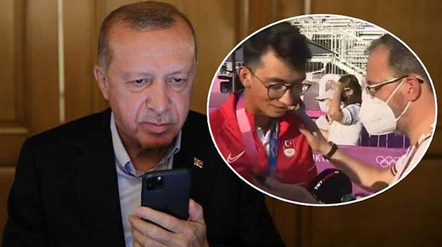 Cumhurbaşkanı Erdoğan'dan Mete Gazoz'a taziye telefonu