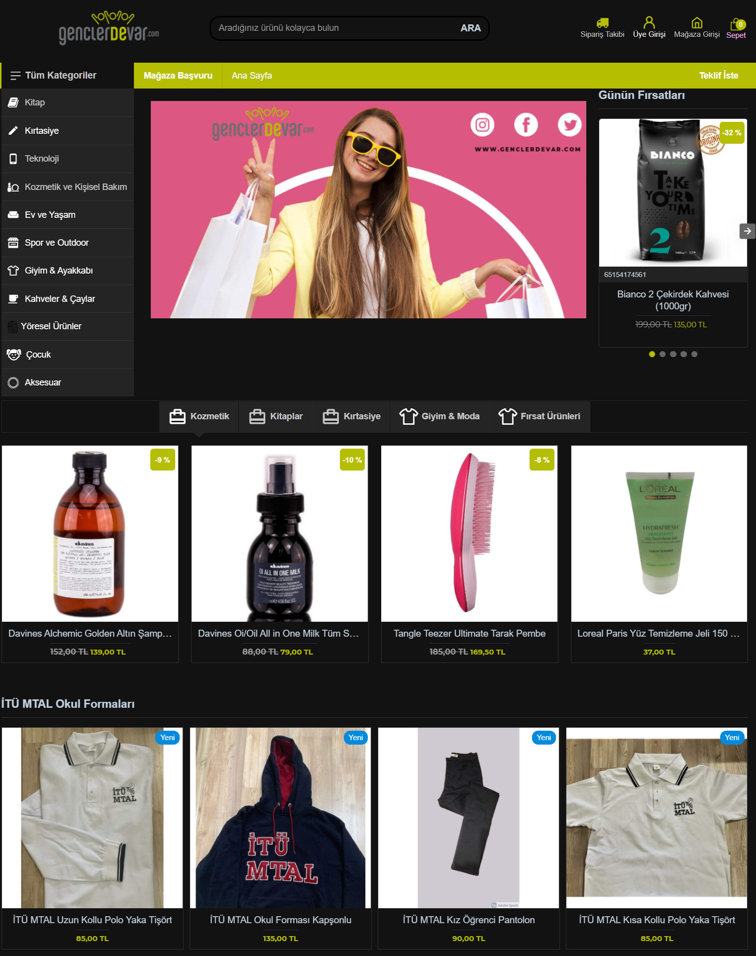 Projeye, genclerdevar.com adresi üzerinden ulaşılabiliyor.