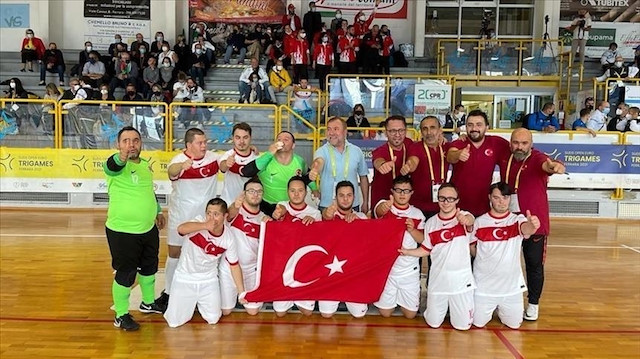 كرة الصالات.. تركيا بطلة الألعاب الأوروبية لمتلازمة داون