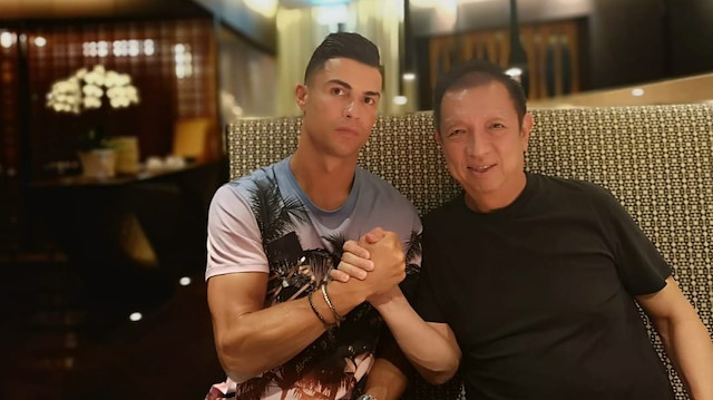 Ronaldo, sosyal medya hesabından Lim ile birlikte çekildiği pozu paylaştı.