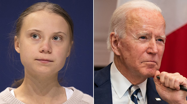 ​Greta Thunberg - ABD Başkanı Joe Biden