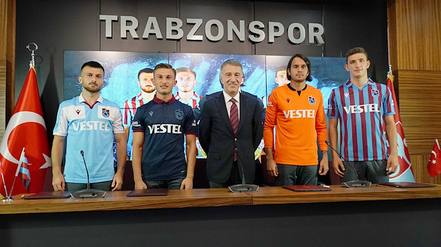 Trabzonspor imza töreninden bir kare