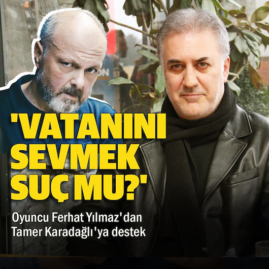 Tamer Karadağlıya bir destek de Ferhat Yılmazdan: Vatanını sevmek suç mu?