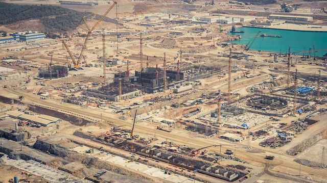 Akkuyu Nükleer Güç Santrali inşaatı