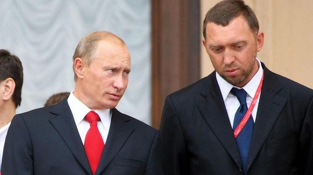 Vladimir Putin ve Oleg Deripaska