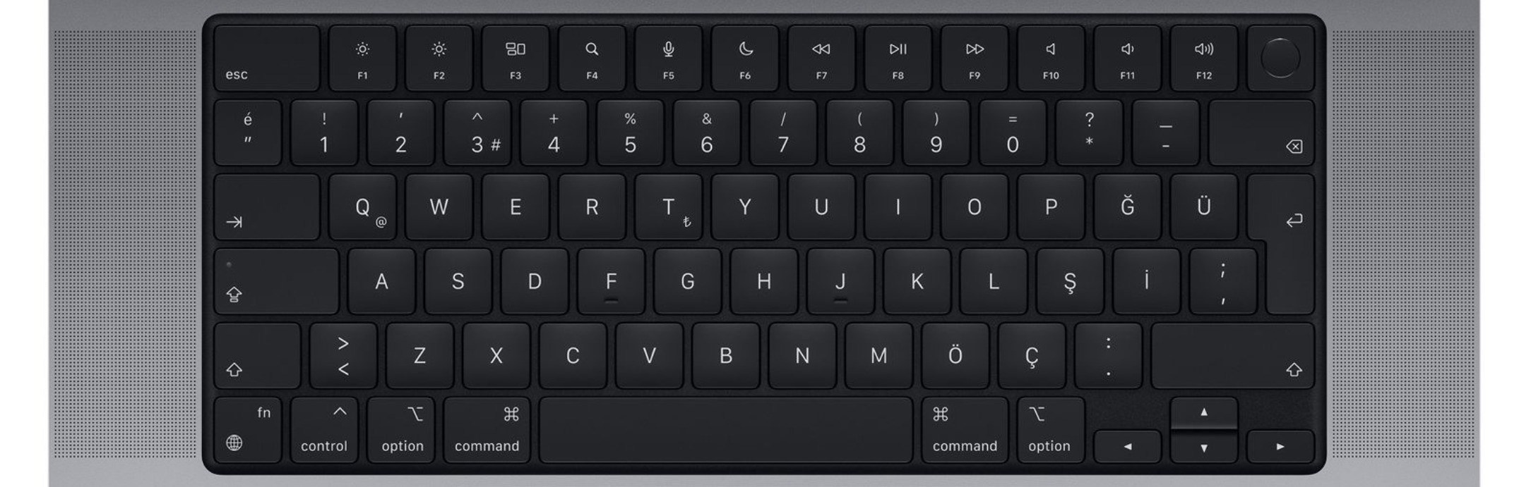 MacBook Pro'nun güncellenen klavyesi de bu şekilde. Touch Bar ortadan kalkmış durumda. Yani bu hususta da bir 'geriye dönüş' söz konusu.
