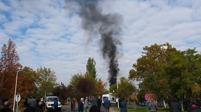 Ankara'da şiddetli patlama sesi