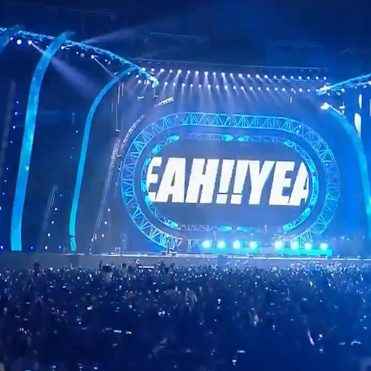 Şarkıcı Pitbull Riyadh Season festivali kapsamında Suudi Arabistanda konser verdi