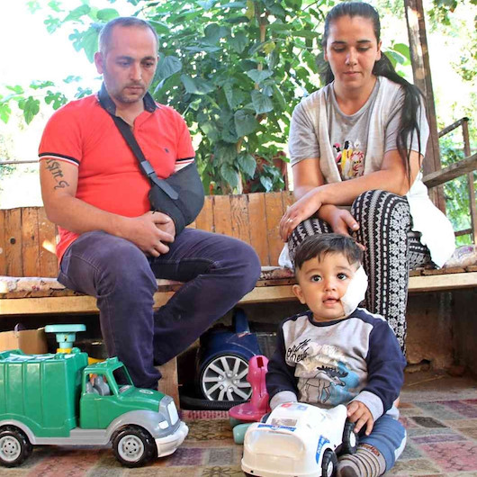 Antalya’da baba ve 11 aylık oğlunu hastanelik eden pitbull dehşeti