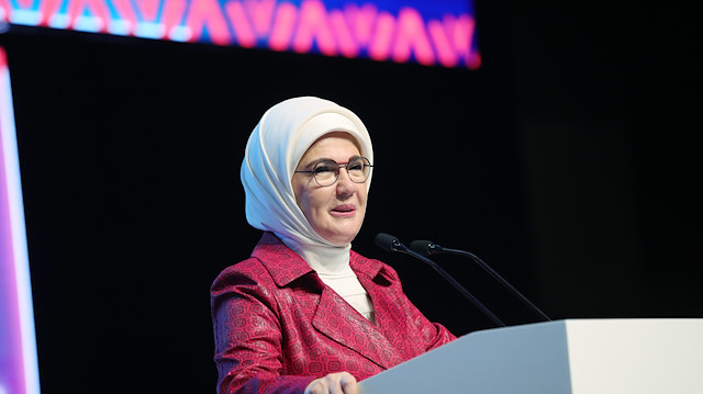 عقيلة أردوغان: تمكين المرأة مهم لبناء مجتمعات سليمة
