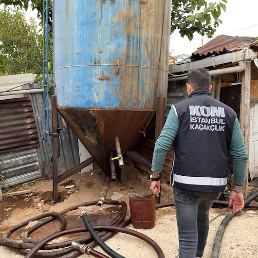 İstanbulda dev operasyon: 73 bin litre kaçak akaryakıt ele geçirildi