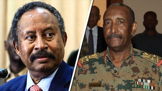 مسؤول سوداني: البرهان وحمدوك توافقا على حل مجلسي السيادة والوزراء