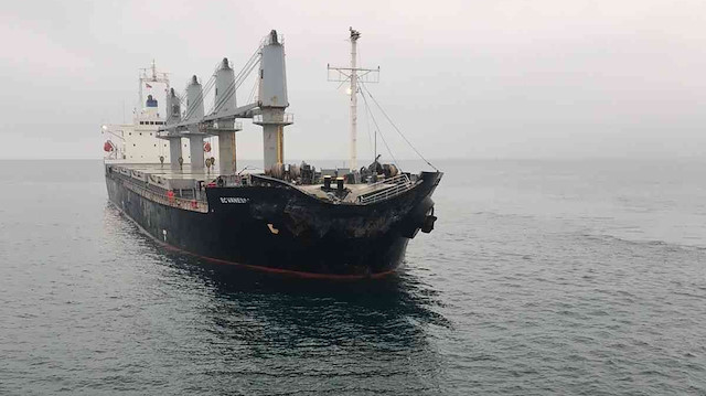 Çanakkale Gelibolu açıklarında gemi kazası