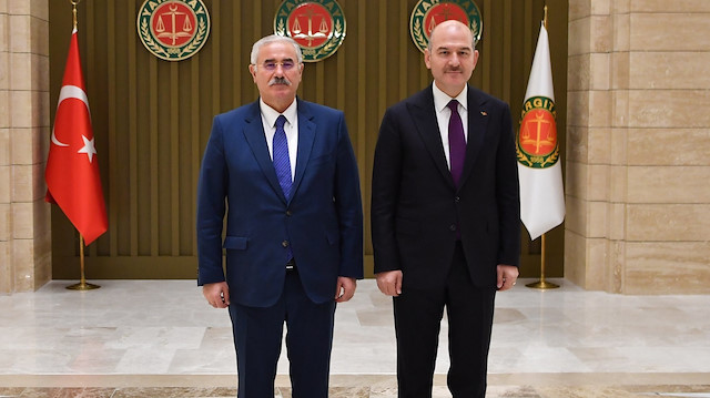 Yargıtay Başkanı Mehmet Akarca ve ​İçişleri Bakanı Süleyman Soylu 