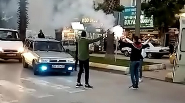 Samsun'da yolu kapatıp oynadılar cezadan kurtulamadılar