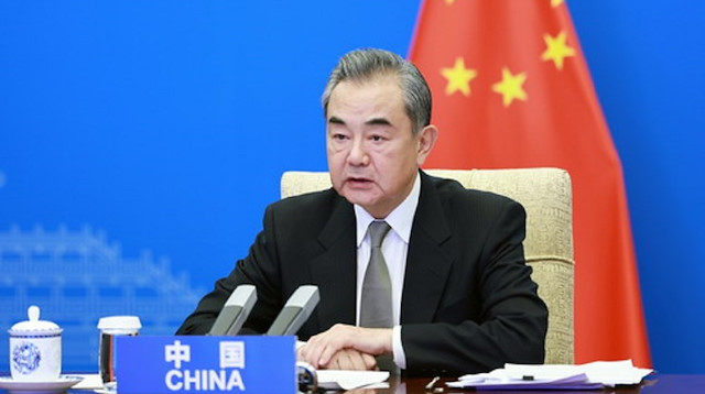 ​Çin Devlet Konseyi Üyesi ve Dışişleri Bakanı Wang Yi
