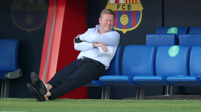 Barcelona'da Ronald Koeman ile yollar ayrıldı.