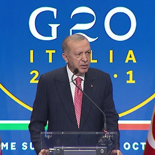 Cumhurbaşkanı Erdoğan G20 Zirvesi'nde konuştu: Göçle mücadelede yalnız bırakılmanın ne demek olduğunu gayet iyi biliyoruz