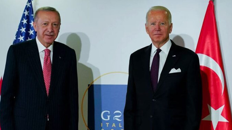 Erdoğan ve Biden görüşmesi
