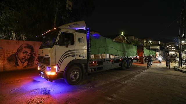 غزة.. مساعدات تركية للمتضررين من العدوان الإسرائيلي