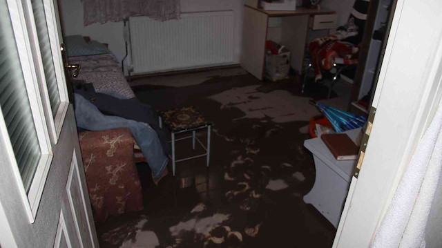 Meteorolojinin uyarıda bulunduğu Elazığ’da evleri su bastı