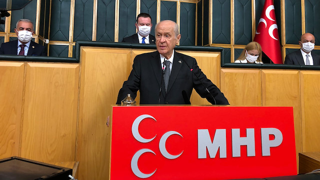 MHP Genel Başkanı Devlet Bahçeli.