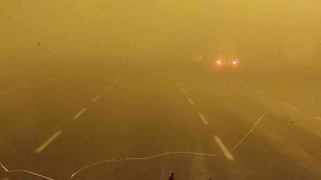İstanbul-Tekirdağ yolu sise teslim.