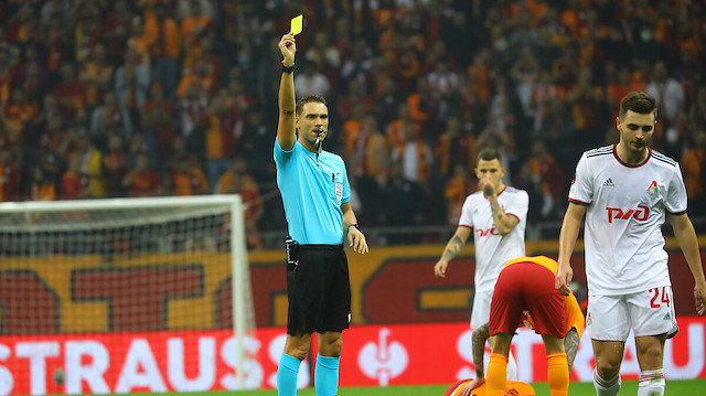 Galatasaray-Moskova maçından bir kare.
