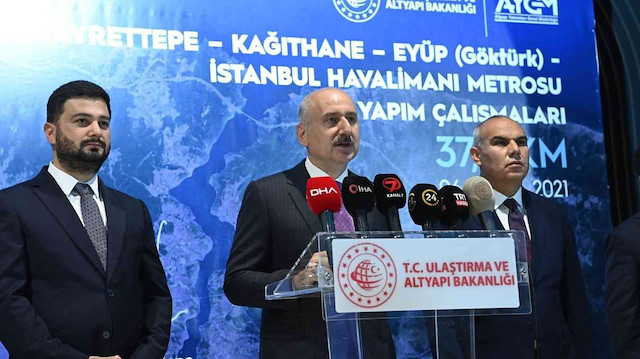 Bakan Karaismailoğlu müjdeyi verdi: İstanbul Havalimanı-Gayrettepe Metro Hattı'nda ilk test sürüşü yarın