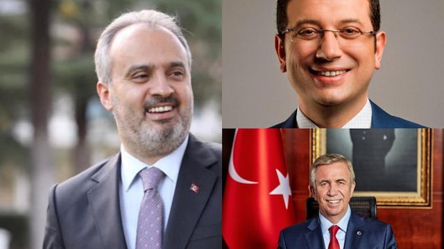 BBB Başkanı Alinur Aktaş - İBB Başkanı Ekrem İmamoğlu - ABB Başkanı Mansur Yavaş