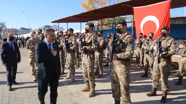 PÖH’ler, düzenlenen törenle uğurlandı. 