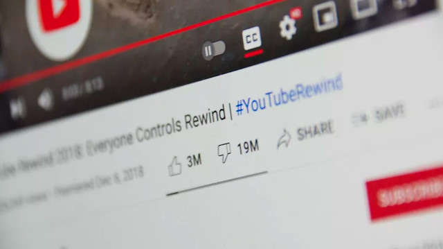 YouTube dislike