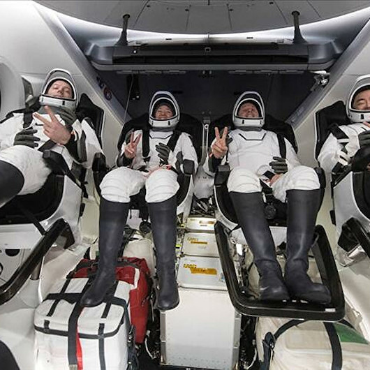 SpaceX dört astronotu daha Uluslararası Uzay İstasyonu'na taşıdı