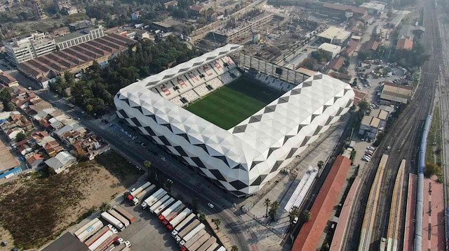 Alsancak Stadyumu drone görüntüsü
