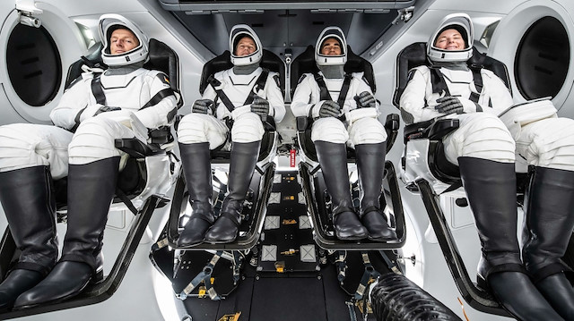 SpaceX, NASA'nın "Crew-3" astronotlarını Uluslararası Uzay İstasyonuna ulaştırdı