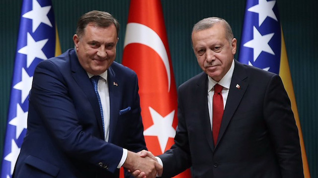 Milorad Dodik ile Cumhurbaşkanı Erdoğan