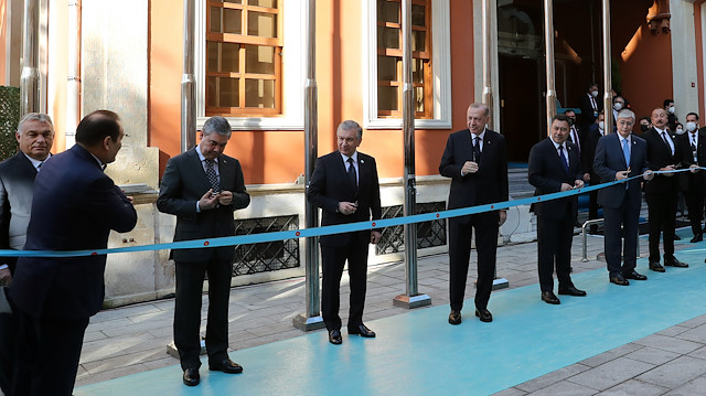 Cumhurbaşkanı Erdoğan İstanbul'daki Türk Konseyi binasının açılışına katıldı.