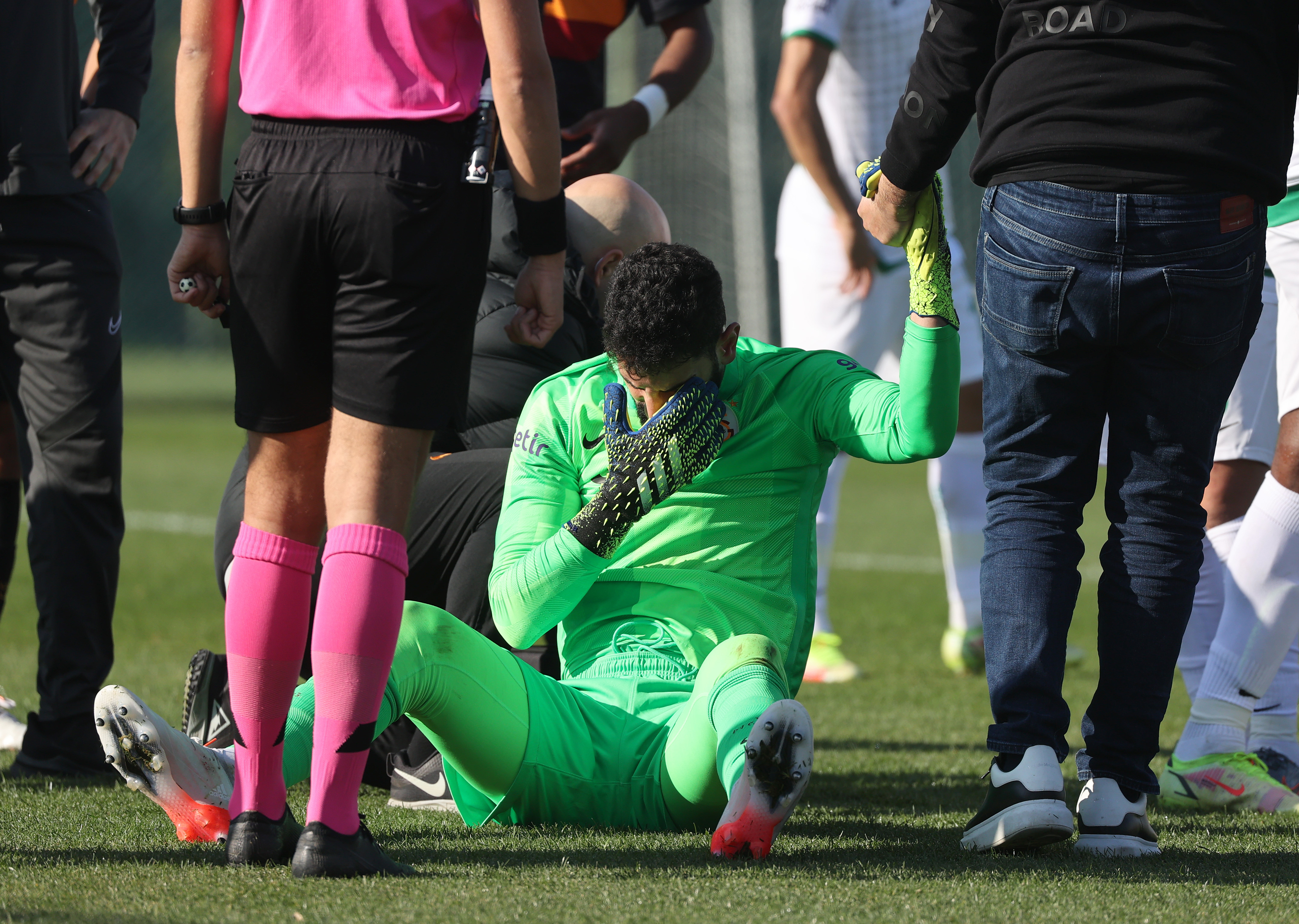 İsmail Çipe karşılaşmada kalesinde iki gol gördü. 