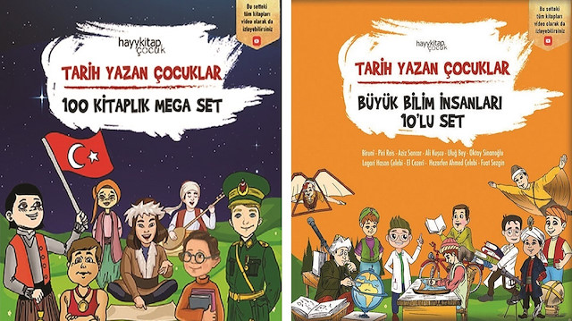 Tarihe adını altın harflerle yazdırmış 100 önemli şahsiyetin hayatı, özellikle anaokulu ve ilkokul çağındaki çocuklara hitap edecek şekilde hazırlandı.